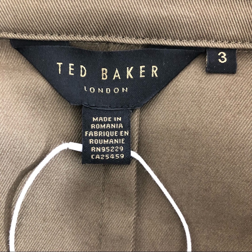 Ted Baker Damarii balloon sleeve utility shirt Shacket size 3 (S… - Picture 12 of 14
